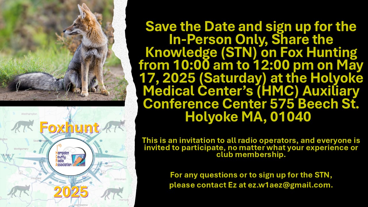 Save the Date: Fox Hunting Introduction May 17